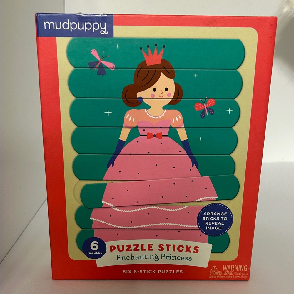 Puzzle sticks Mudpuppy Enchanting Princess like new complete opened not used